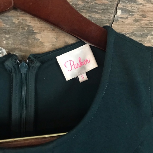 Parker Dress (deep teal color) - Picture 4 of 4